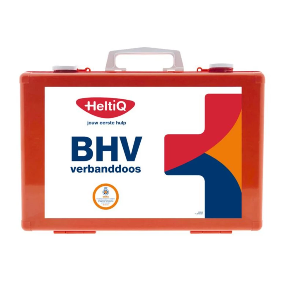 3x HeltiQ BHV Verbanddoos Modulair Oranje