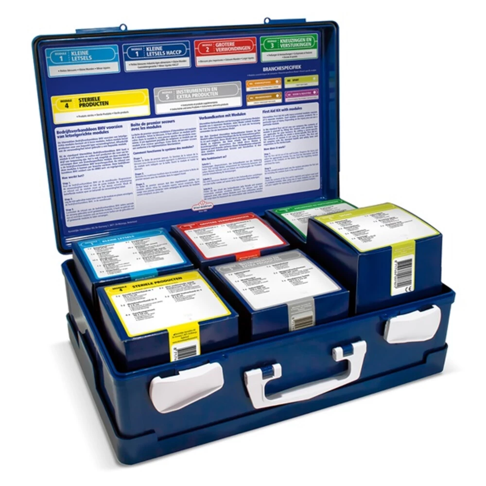 HeltiQ BHV Verbanddoos Modulair Sport Oranje - Afbeelding 3