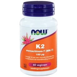 NOW Vitamine K2 Menachinon 7 100 Mcg