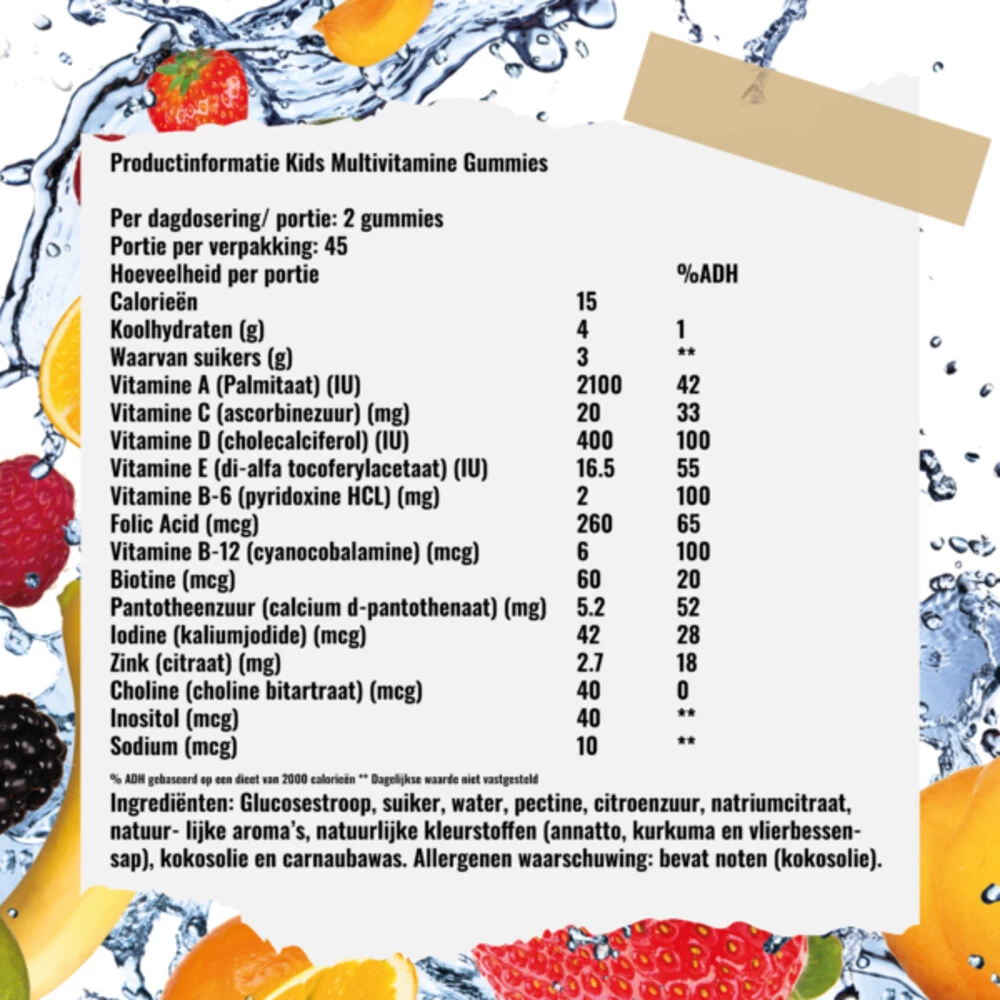 Fitshape MultiVitamine Kind Gummies - Afbeelding 2