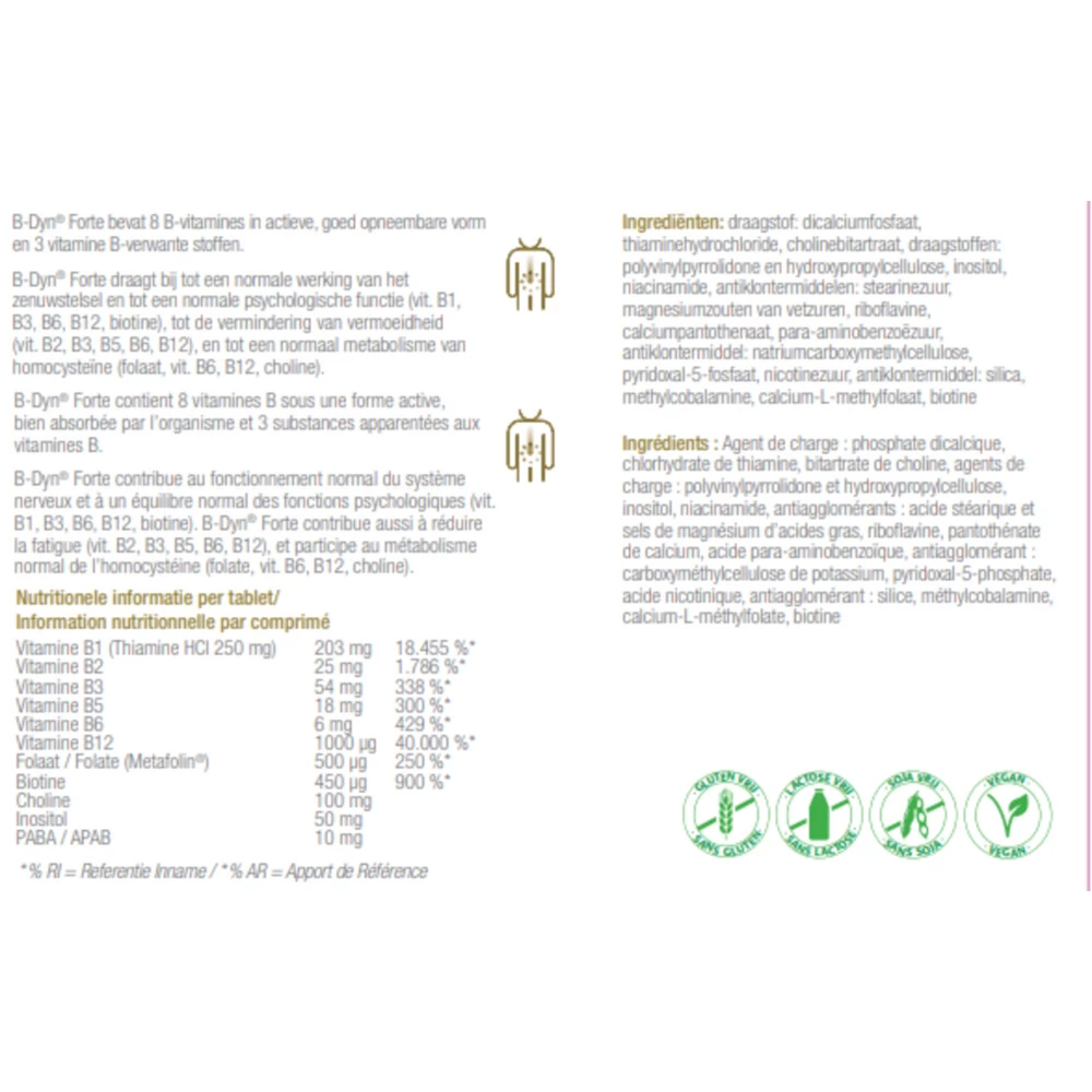Metagenics B-Dyn Forte - Afbeelding 2