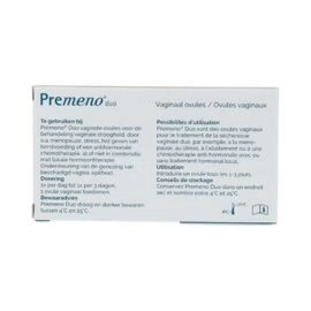 Premeno Duo Vaginaal Ovules - Afbeelding 2