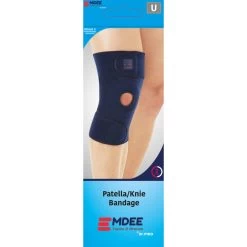 Emdee Patella En Knie Bandage Blauw