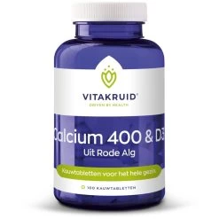 Vitakruid Calcium 400 & D3 Uit Rode Alg