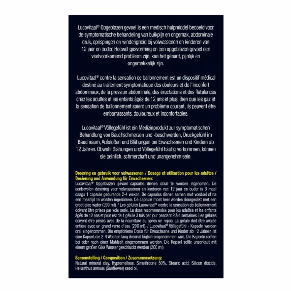 3x Lucovitaal Opgeblazen Gevoel - Afbeelding 2