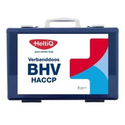 3x HeltiQ BHV Verbanddoos Modulair HACCP Blauw