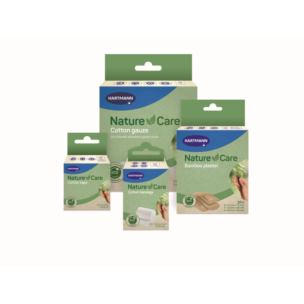 3x Nature Care Elastiche Verband Katoen 6 Cm X 5 M - Afbeelding 2