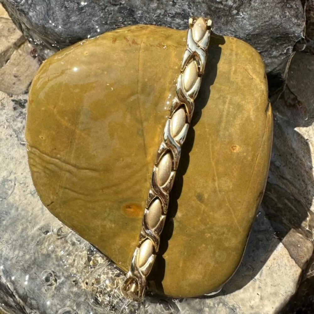 Lucovitaal Yinmagnetic Magneet Armband Goud - Afbeelding 2