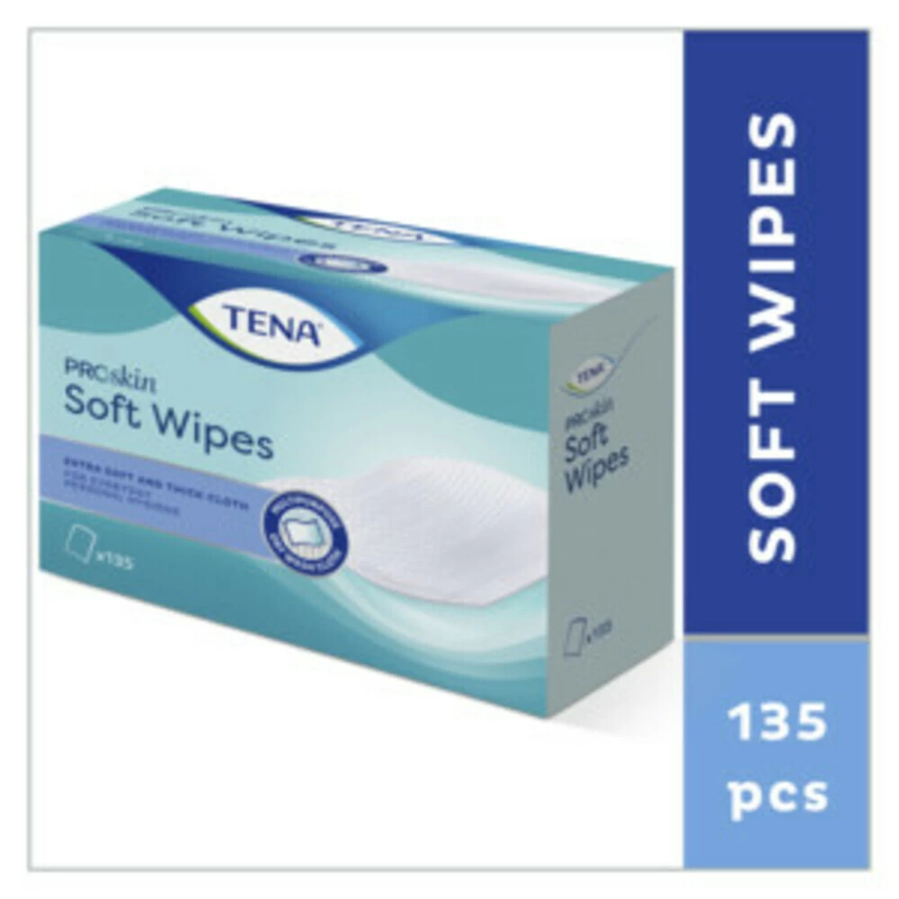 2x TENA Soft Wipe 30x32cm - Afbeelding 2