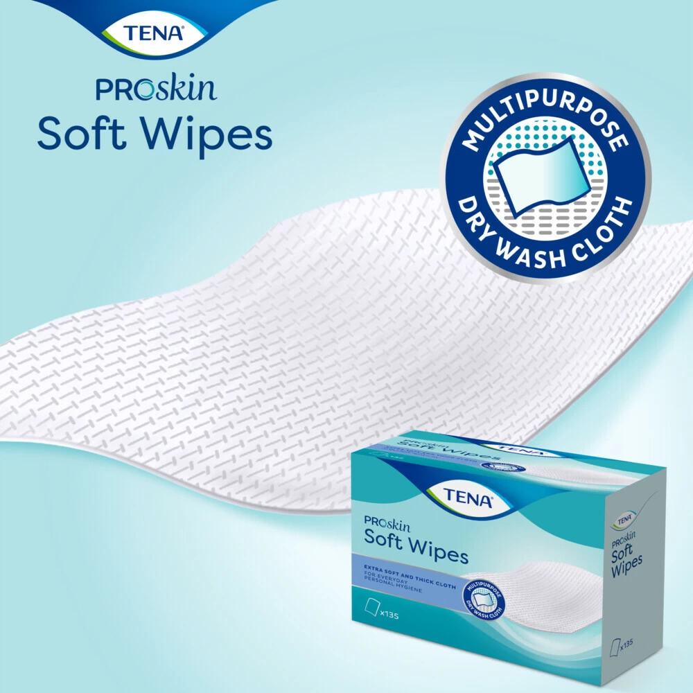 2x TENA Soft Wipe 30x32cm - Afbeelding 4