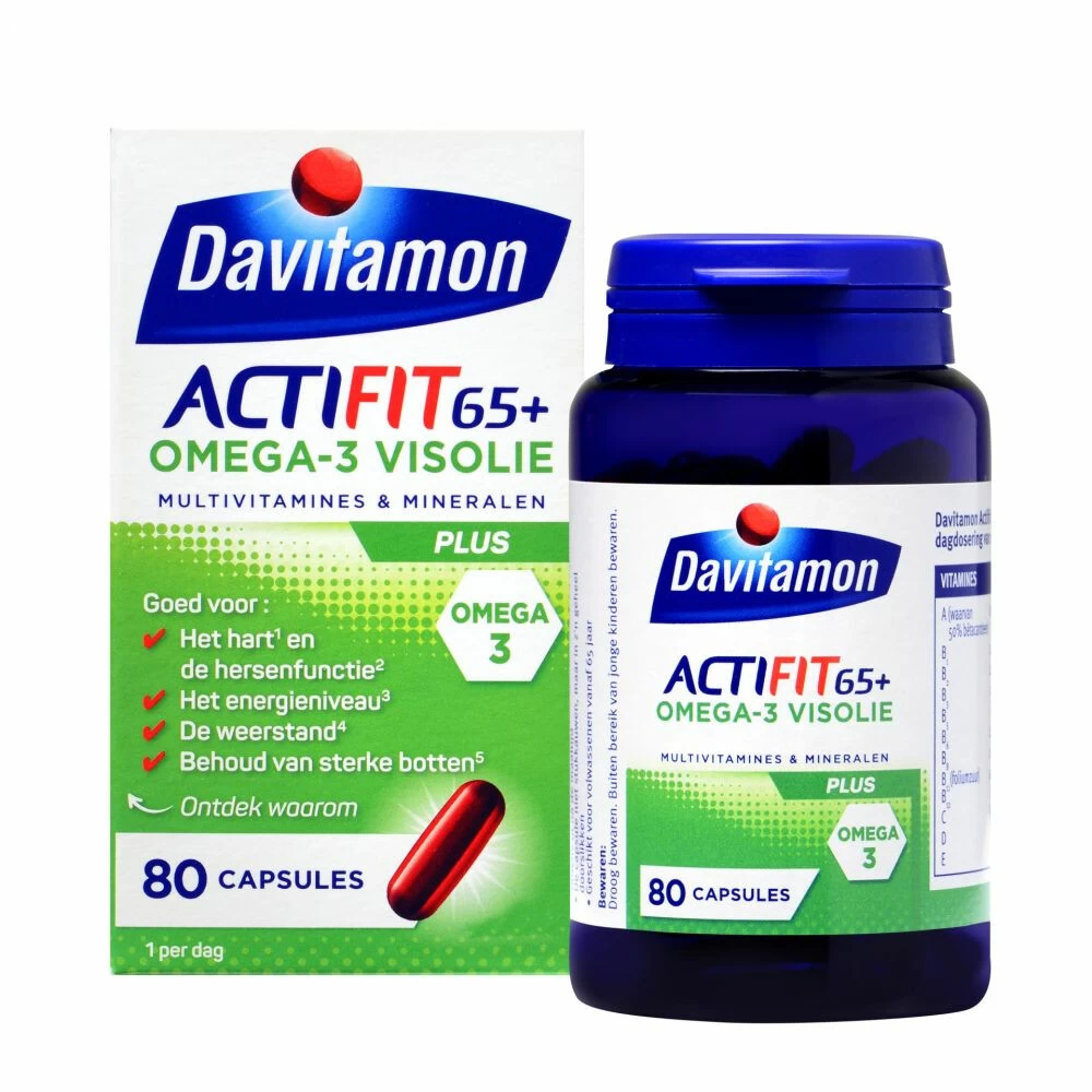 Davitamon Actifit 65+ Omega-3 Visolie - Afbeelding 4
