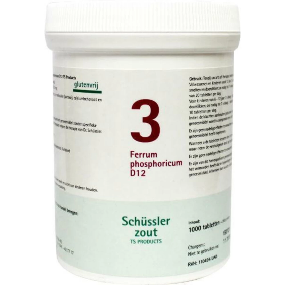 Pfluger Schussler Zout Nr 3 Ferrum Phosphoricum D12
