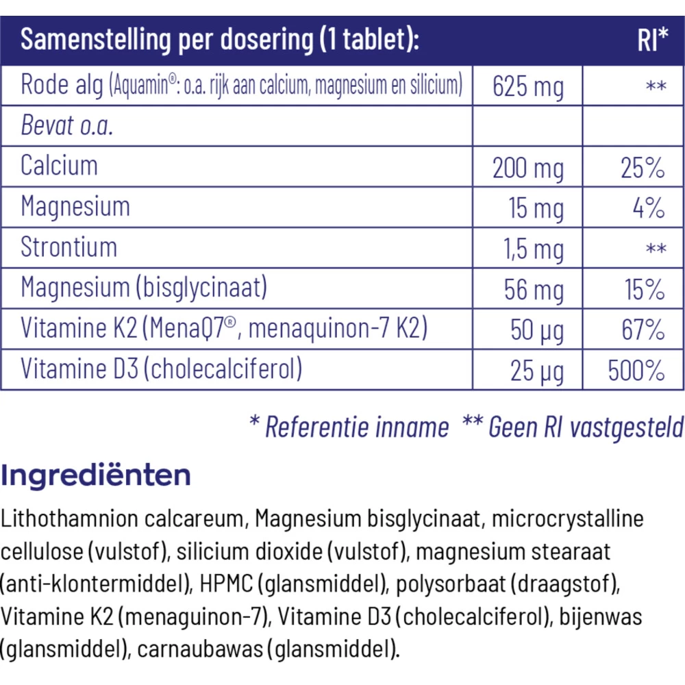 Vitakruid Osta K2 & D3 Algae - Afbeelding 4