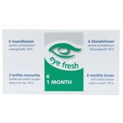 Eye Fresh Zachte Maandlenzen 6-pack -3,50