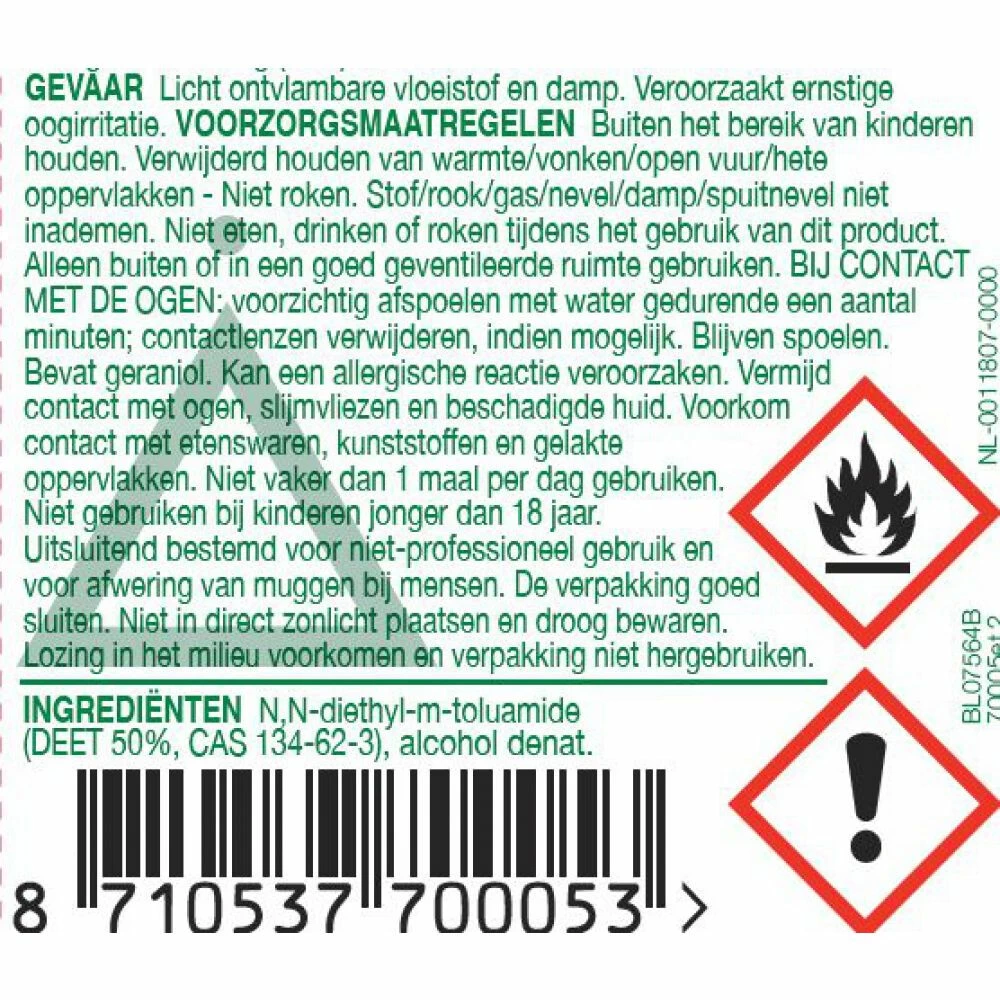 Jungle Formula Spray Maximum 50% Deet - Afbeelding 4