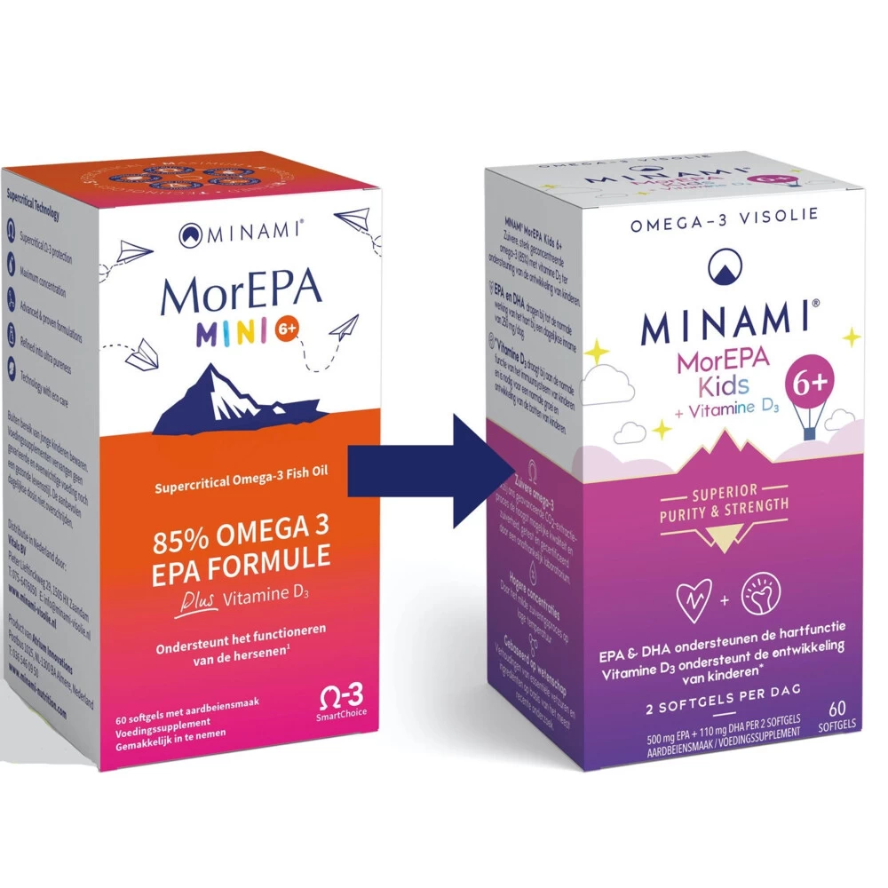 Minami Morepa MorEPA Mini Smart Fats - Afbeelding 2